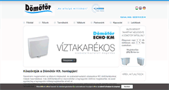 Desktop Screenshot of domotorkft.hu